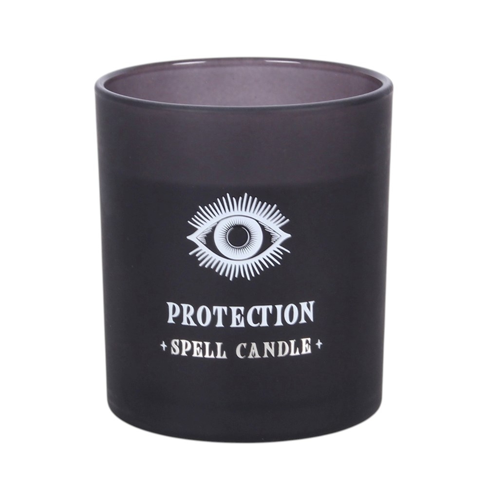 Something Different - Protection Frankincense & Myrrh Scented Candle - Black/White
